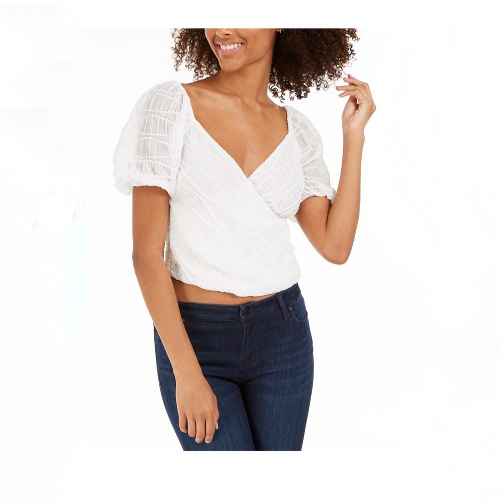 Lucy Paris Fuax Wrap Top